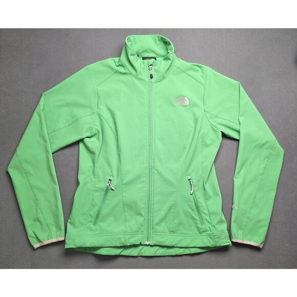 The North Face Apex Bionic Softshell Jacket Womens Size Medium Green Stretch - Picture 1 of 13